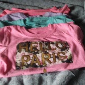4 girls shirts size 4/5